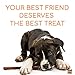 Best For My Pets Odor Free Bully Sticks, Long-Lasting Chews to Keep Puppies and Dogs Happily Busy, All-Natural Fully Digestible, 6-Inch Long, 8-Ounce Bag