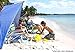 RIO Brands Beach Portable Sun Shelter, Blue, Large