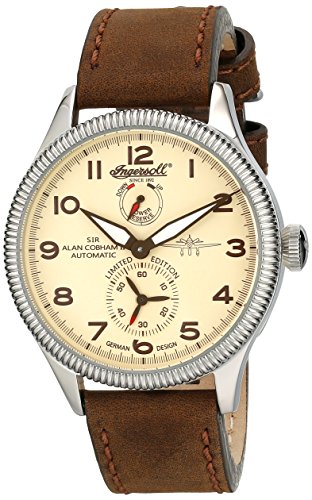 Ingersoll Men's IN3107SCR Cobham II Analog Display Automatic Self Wind Brown Watch