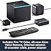 Fire TV Cube (1st Gen), hands-free with Alexa and 4K Ultra HD and 2nd Gen Alexa Voice Remote - Previous Generation