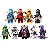 Minifigure Ninja 9pcs/set Ninjago Lloyd Skylor Zane Cole Jay Kapau Building Toy(Without Original Box)