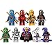 Minifigure Ninja 9pcs/set Ninjago Lloyd Skylor Zane Cole Jay Kapau Building Toy(Without Original Box)