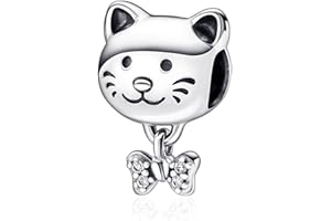 VALGACLS Mom Wife Daughter Love Heart Wedding Rings Charms 925 Sterling Silver Charms for Bracelets Necklace Valentine's Day Mother's Day Jewelry Charm for Women