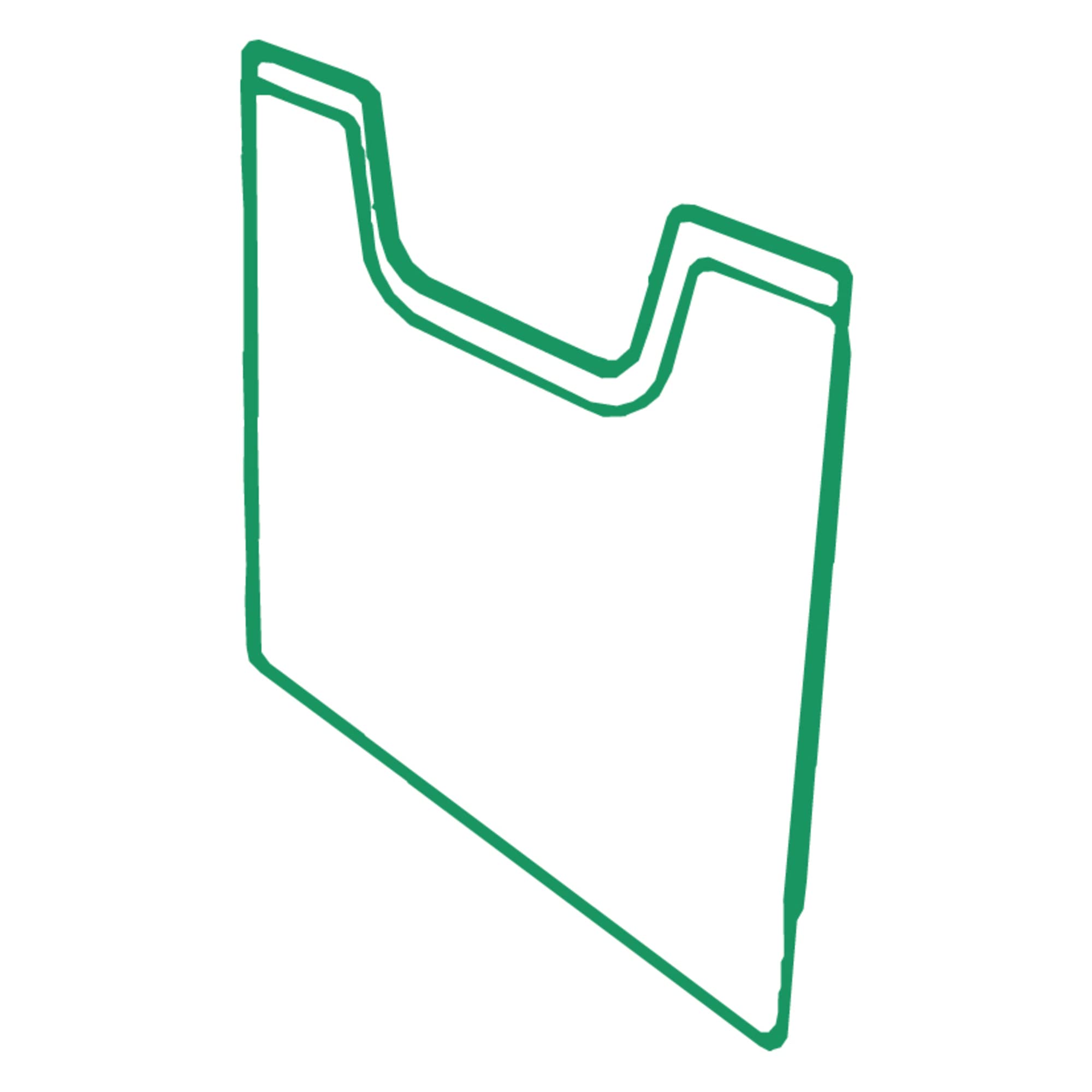 Exacompta - Ref. 64537D - 1 Vertical A4 cover plate -