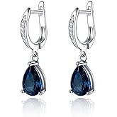 Gemynix Trendy 14k Gold Plated Huggie Dangle Earrings for Women Round Cut Cubic Zirconia Trendy Drop Dangle Earrings Lightweight Hypoallergenic Gold Jewelry Gifts for Womens