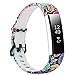 Baaletc Cute Rubber Replacement Accessory Watch Band/Wristband Bracelet Strap with Stainless Steel Buckle for Fitbit Alta, Fitbit Alta HR Fitness Trackers, One Size