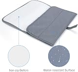 Lekebaby Foldable Travel Changing Mat Grey 70x41 cm Lightweight Padded view 3