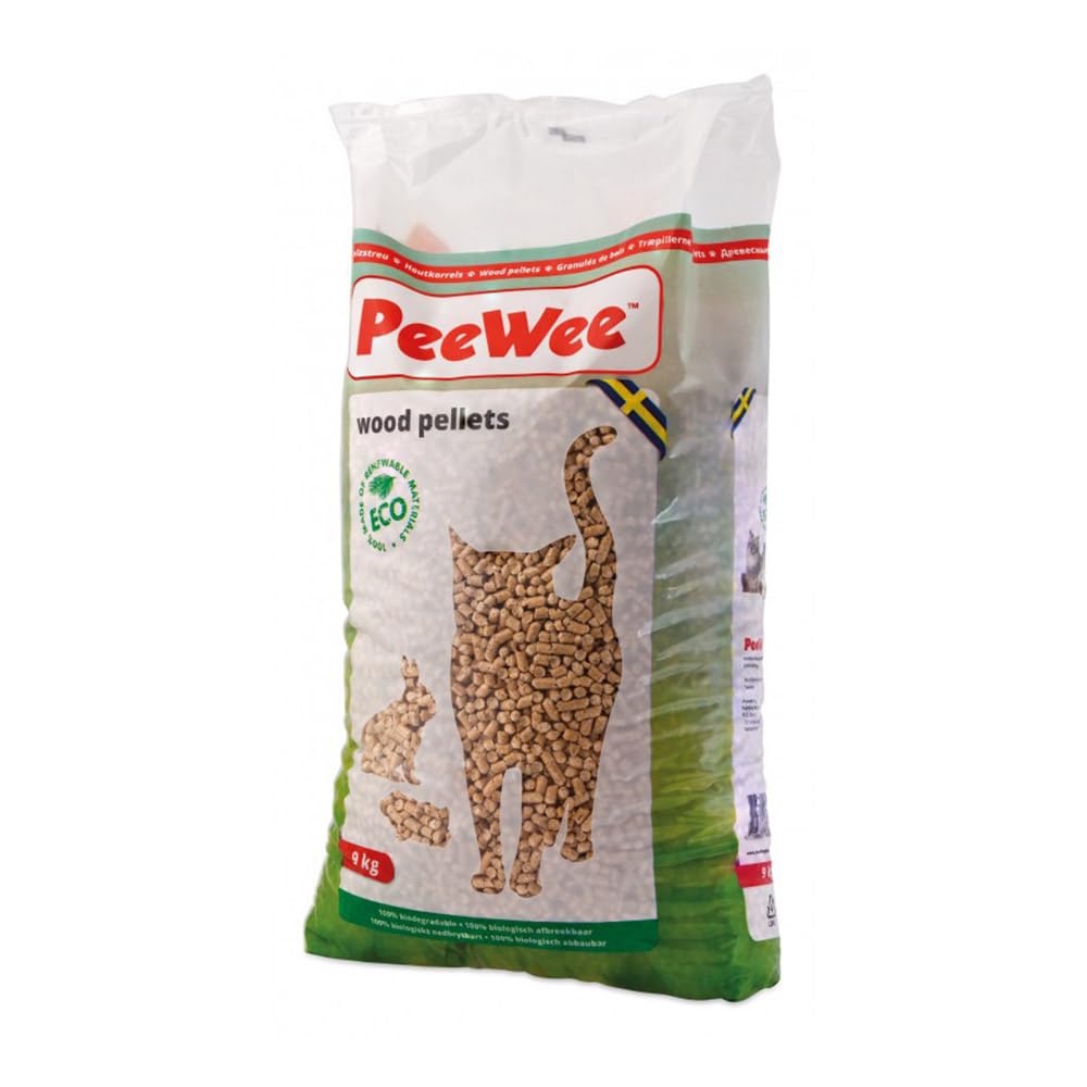 PeeWee Cat Litter Wood Pellets, 14 Litre