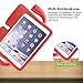 Lioeo iPad Air 2 Kids Case iPad Air Kids Case Cute 3D Cartoon Light Weight Shock Proof Protection Cases EVA Foam Protective Children Cases and Covers for Apple iPad 5 6 Generation New iPad 2017 (Red)