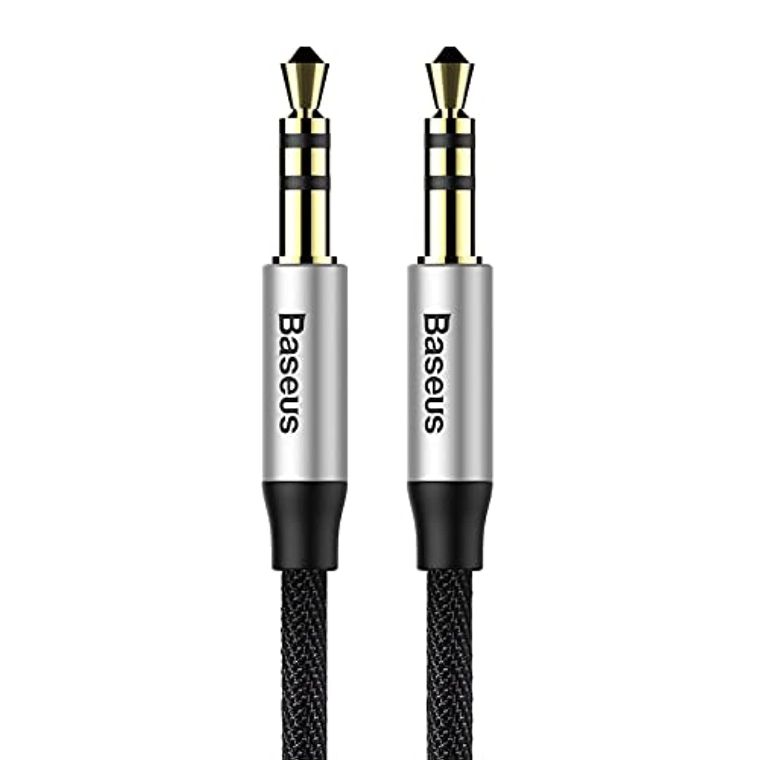 Baseus Audio Yiven M30 Cable 1 m Silver and Black (CAM30-BS1)