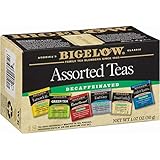 Bigelow Decaffeinated Assorted Teas, Decaffeinated Individual Green Tea and Black Tea Bags, for Hot or Iced Tea, 18 Count (Pack of 6), 108 Tea Bags Total.