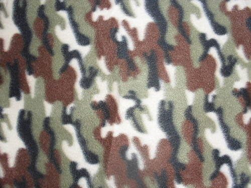 10 Metres Grade A 60 inch Width Camo Fleece Fabric,Material