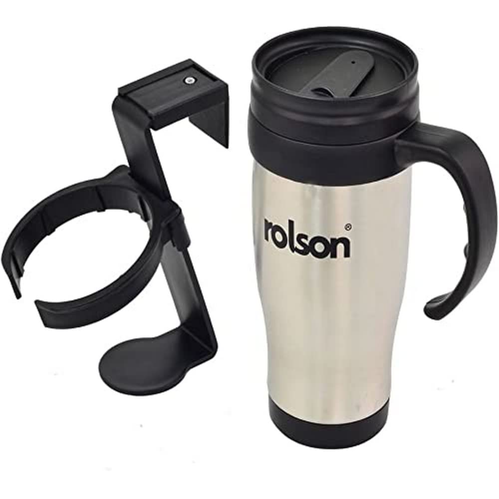 Rolson 42918 Stainless Steel Travel Mug