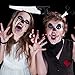 4 Pieces Halloween Headbands Bloody Axe Headband Horror Scissor Headband Spooky Through Head Props for Halloween Costume Supplies, 4 Styles