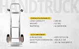 Stanley Aluminium Hand Truck 200kg SXWTC-HT525 Silver with Pneumatic Wheels view 3