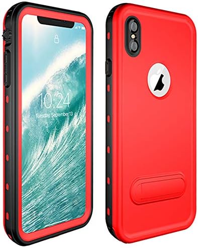 SpringRay iPhone Xs Max Waterproof Case IP68 Certified Shockproof Dustproof Snowproof Full Body Rugged Protective Cover Built-in Screen Protector iPhone Xs Max 2018 Released 6.5 inch