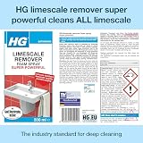 HG Limescale Remover Foam Spray 500ml - Powerful Bathroom Cleaner view 3