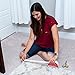 HERCULES Double Sided Carpet Tape, Heavy Duty Grip Anti Slip Design for Rugs, Carpets, Mats, Strongest Hold for Hard Wood Floors, Tile, Concrete, Stair Treads, All Flooring, 30 Yards Long, 2
