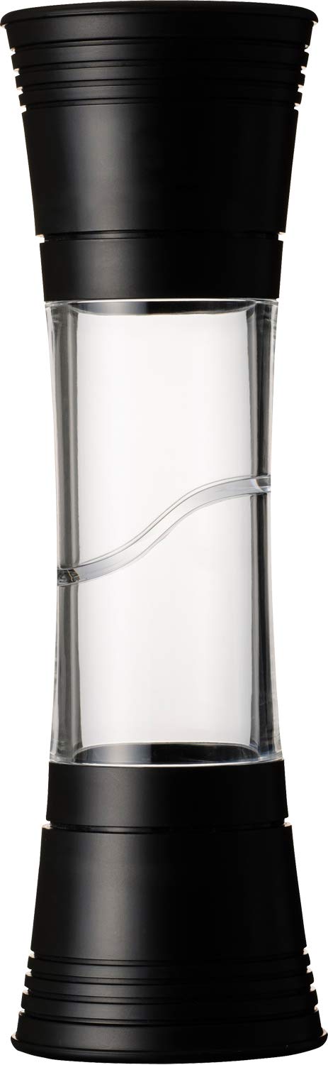 KYOCERA Dual Adjustable Spice Mill, Ceramics, Black, 6.1x6.1x19.9 cm