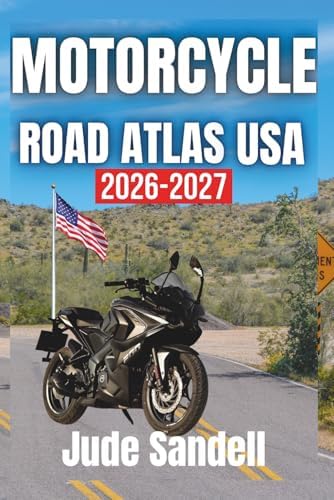USA & Canada Motorcycle Road Atlas 2026: Scenic Motorcycle Routes