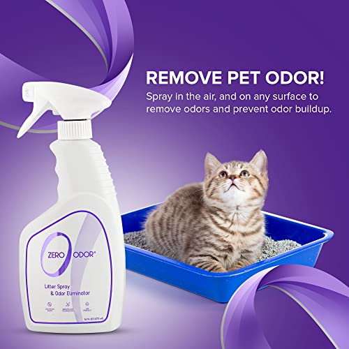 Zero Odor Litter Odor Eliminator Permanently Eliminate Litter Odors