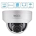 IP Poe Dome Camera, Unitech 4MP WDR Vandal-resistant Network Security Camera Outdoor with Micro SD Slot Audio Interface Support H.265 High Efficient Video Compression IP67 Waterproof 2.8mm Lens