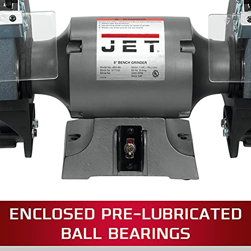 JET 8Inch Bench Grinder, 3450 RPM, 1/2 HP, 1Ph 115V (JBG8A) Pricepulse