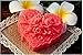 Great Mold Beautiful Flower Delicate Floral Heart Silicone Soap Molds for Soap Making, 3D DIY Handmade Chocolate Candy Cake Mold
