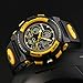 Jelercy Multi Function Digital Watch LED Quartz Water Resistant Sport Watches for Boys Yellow