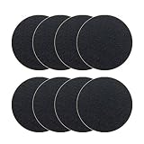 8 Pack Kitchen Compost Bin Charcoal Filter Replacements, Compost Pail Replacement Carbon Filters 7.25 inch, Round