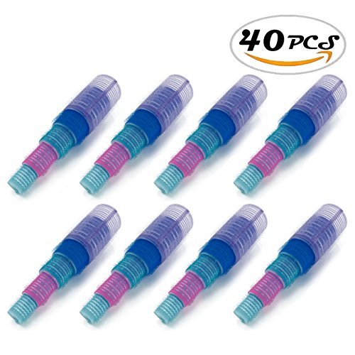 Nextnol 40PCS Salon Hairdressing Curlers，Self-Grip Rollers，Large Hair Rollers，Self Grip，Hair Rollers，Self Hair Grip Curlers Rollers Pro Salon Hairdressing Curlers - Thumbnail 3