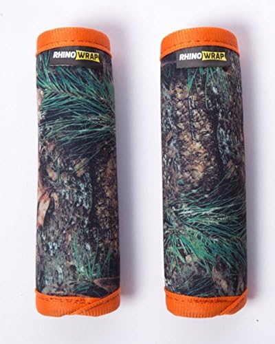 Rhino Wrap Forest Design 2 Handle Luggage Grips - Hunter Orange