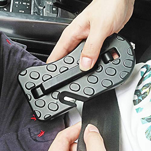 Vehicle Doorstep Hooked On The U Shaped Of Latch With Foldable And Safety Hammer