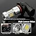 JDM ASTAR Bright White PX Chips H10 9140 9145 LED Fog Light Bulbs with Projector