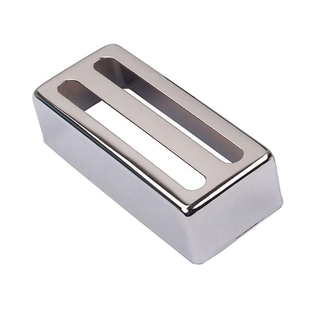 Alnicov 2 Pcs Guitar Pickup Cover Humbuckers Pickup Cover 69mmX29mm for Electric Guitar,Chrome