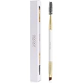 Docolor Eyebrow Brush Duo Eyebrow Spoolie Professional Angled Eye Brow Brush Perfect for Lining and Shaping Brows, Spoolie fo