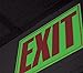 Cyalume Cyflect Glow in the Dark and Reflective Emergency Exit Sign, 8 Inches x 10 Inches, Adhesive Backing