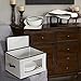 Household Essentials 547 Serving Piece Vision China Storage Box, Natural