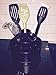 PAMPERED CHEF TOOL Utensil Holder TURN ABOUT CARROUSEL BLACK