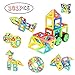 Minto Toy Magnetic blocks, 101 PCS Magnetic tiles building set Educational Toys for Girls and Boys