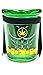1/2oz Leaf Cape Pop Top Jar Glass Medical Herb Storage Container Keeps Herbs for Months