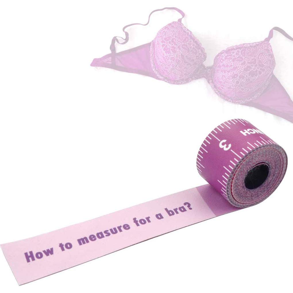 WINTAPE Bra Tape Measure, Professional Bust Tape Measure, Bust Measuring Tape for Women Girl Lady Female, Chest Measurement Tape, Bra Measuring Tape with Cup Sizes(152cm/60 INCH)