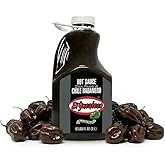 El Yucateco Black Label Reserve Habanero Hot Sauce, Smoky Chile Habanero Flavor, 4 oz Bottles (Half Gallon)