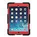Ipad mini case,ACEGUARDER®ipad mini 2 case,ipad mini 3 case *Slim Military-Duty* Case for Rainproof Shock proof Anti-Dirt Drop Resistance Case with Back Clip for Apple Ipad mini 2/3 (Black-Red)