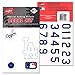Los Angeles Dodgers MLB Batting Helmet Decal Kit (Includes Official Team Logos Stickers, MLB Logo & Numbers for Youth Little League Players to Adult Recreation Players