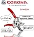 Corona BP 6250 Forged Steel Aluminum Handles Bypass Hand Pruner - 1 inch Cut Capacity Stem and Branch Garden Shears, Red