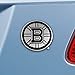 FANMATS 14837 NHL Boston Bruins Chrome Team Emblem , Silver, 3.2