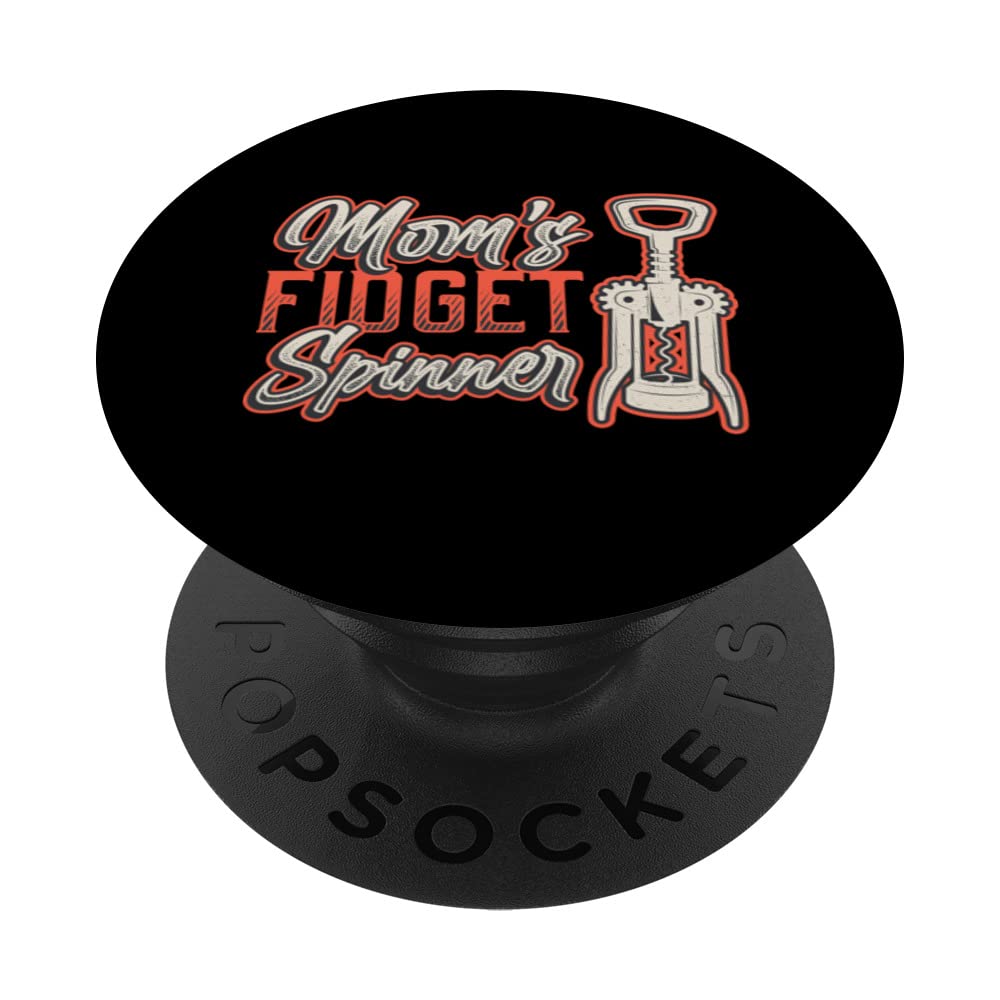Mom´s Fidget Spinner Women Wine Lover PopSockets Swappable PopGrip