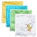 Luvable Friends Unisex Baby Super Soft Cotton Washcloths, Yellow Duck, One Size