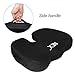 Seat Cushion Gel Memory Foam Coccyx Cushions Non-slip Relieves Lower Back Pain and Sciatica